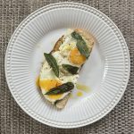 sage-simmered eggs